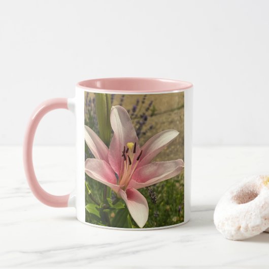 Tasse Fleur de Lis Tigre (Avec donut)