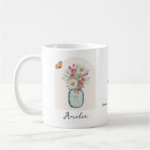 Tasse Fleur de Naissance d'Avril (Gauche)