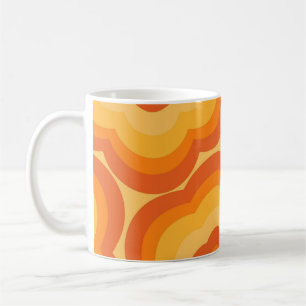 Tasse Fleur de Printemps Rétro Bold Orange Y2K Cui