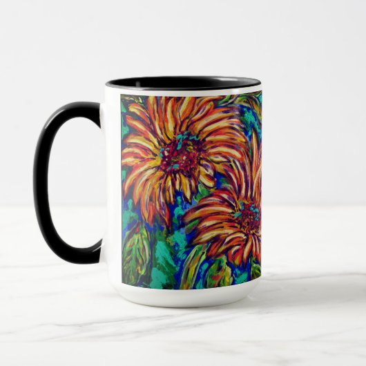Tasse Fleur de Tournesol (Gauche)