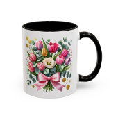 Tasse Fleur de Tulipe Cadeau Coupe Fleur de Printe