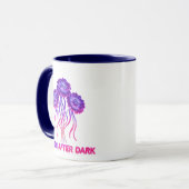 Tasse Fleur Néon Bloom After Dark (Devant gauche)