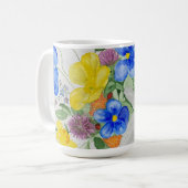 tasse fleur sauvage peinte (Devant gauche)