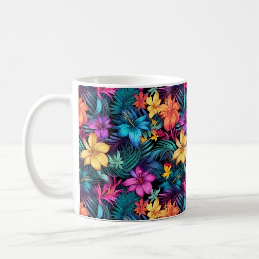 Tasse Fleur Tropicale (Gauche)