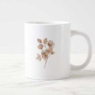 Tasse Fleurie Blanche Tasse de Café Fleurie Esth