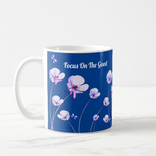 Tasse Fleurir la Positivité (Gauche)