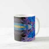 Tasse fleurs bleues (Devant droit)