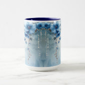 Tasse Fleurs Bleues et Perles (Centre)