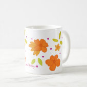 Tasse Fleurs de Grenadier (Devant droit)
