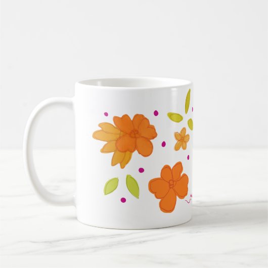 Tasse Fleurs de Grenadier (Gauche)