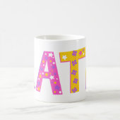 Tasse fleurs de Kate décoratives et étoile (Centre)