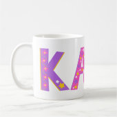 Tasse fleurs de Kate décoratives et étoile (Gauche)