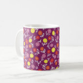 Tasse Fleurs Ditsy Plum (Devant gauche)