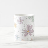 tasse fleurs fanées (Centre)