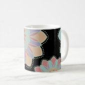 Tasse Fleurs Mandala Pastel (Devant droit)