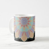 Tasse Fleurs Mandala Pastel (Devant gauche)