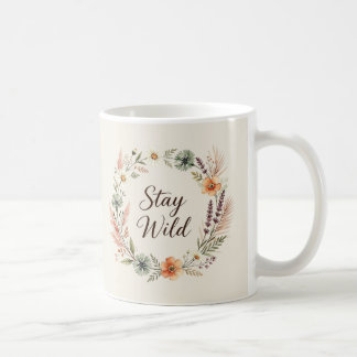 Tasse Fleurs Sauvages Bohème Florale Reste Sauvage