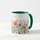 Tasse Fleurs Sauvages Colorées (Devant droit)