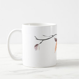 Tasse Fleurs suspendues à l'aquarelle de la branch