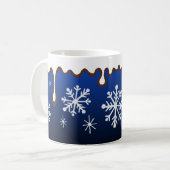 Tasse Flocons de Neige Bleus (Devant gauche)