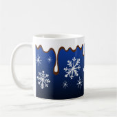 Tasse Flocons de Neige Bleus (Gauche)