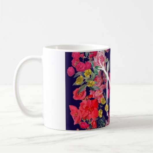 Tasse florale (Gauche)