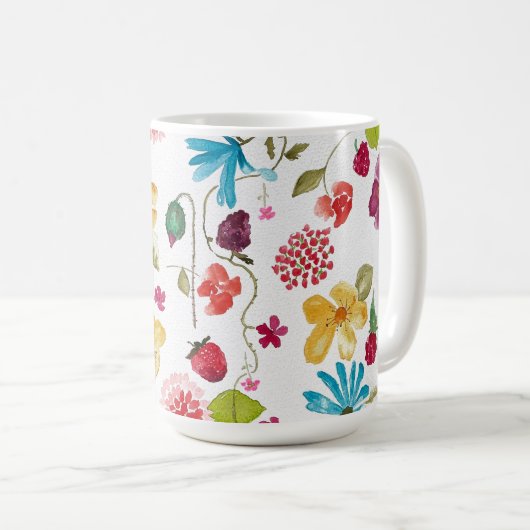 Tasse florale (Devant droit)