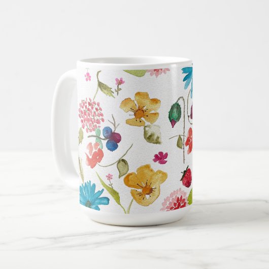 Tasse florale (Devant gauche)