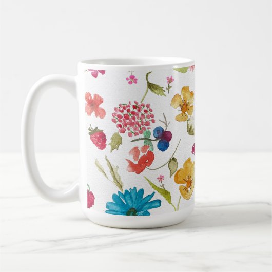 Tasse florale (Gauche)