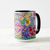 Tasse florale (Devant droit)