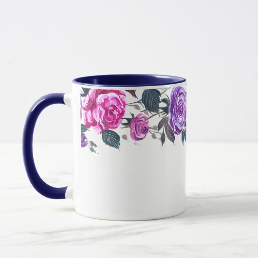 Tasse florale (Gauche)