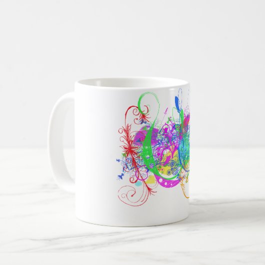 Tasse florale (Devant gauche)