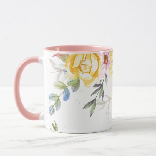 Tasse florale (Gauche)