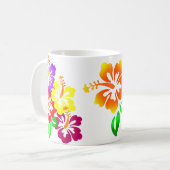 Tasse florale à hibiscus (Devant gauche)