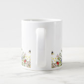 Tasse florale à monogramme aquarelle de prairie de (Dos)