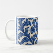 Tasse florale bleue. (Gauche)