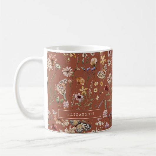 Tasse florale boho (Gauche)