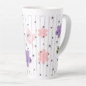 Tasse Florale Celeste Étoilée Latte (Angle droit)