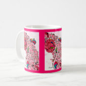 Tasse florale de bonheur (Devant gauche)