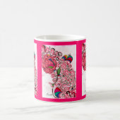 Tasse florale de bonheur (Centre)