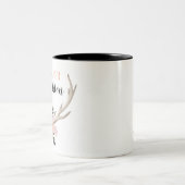 Tasse florale de cadeau de nom de professeur de (Centre)