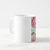 Tasse florale de hibou (Devant gauche)