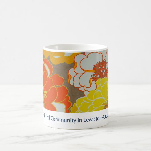 Tasse florale de LA de musée (Centre)