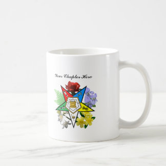 Tasse florale d'étoile orientale personnalisable