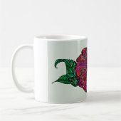 Tasse florale d'imaginaire (Gauche)
