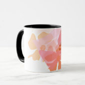 Tasse florale élégante (Devant gauche)
