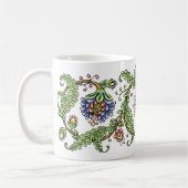 Tasse florale jacobéenne (Gauche)
