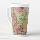 Tasse Florale Latte (Angle gauche)