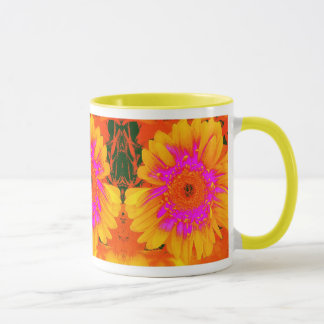 Tasse florale lumineuse