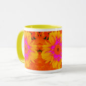 Tasse florale lumineuse (Devant gauche)